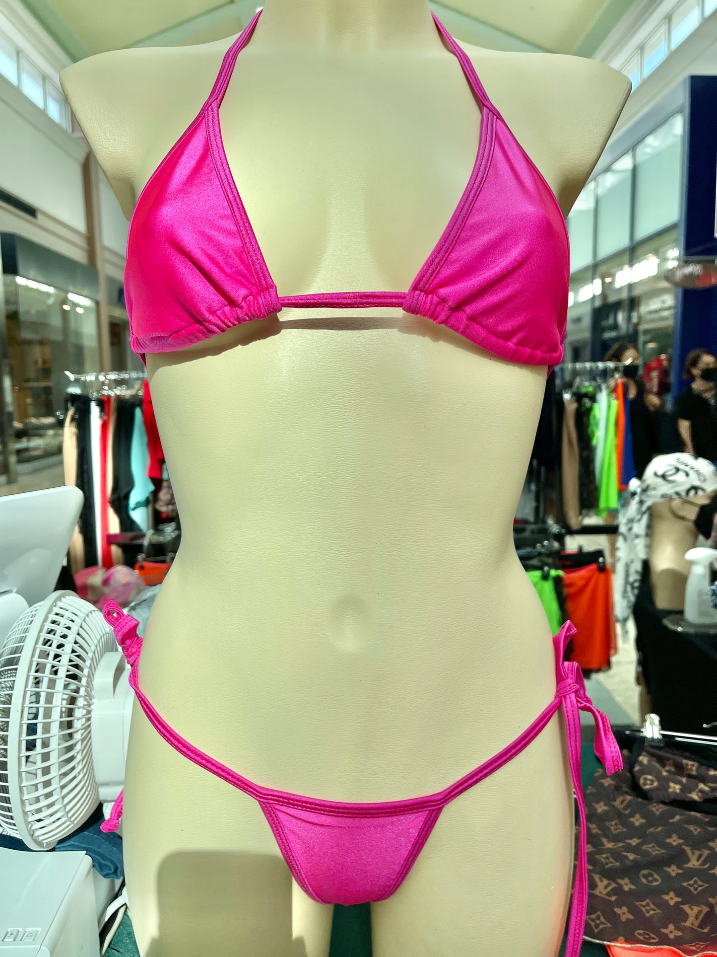 Brazilian Neon Plain Color Bikini