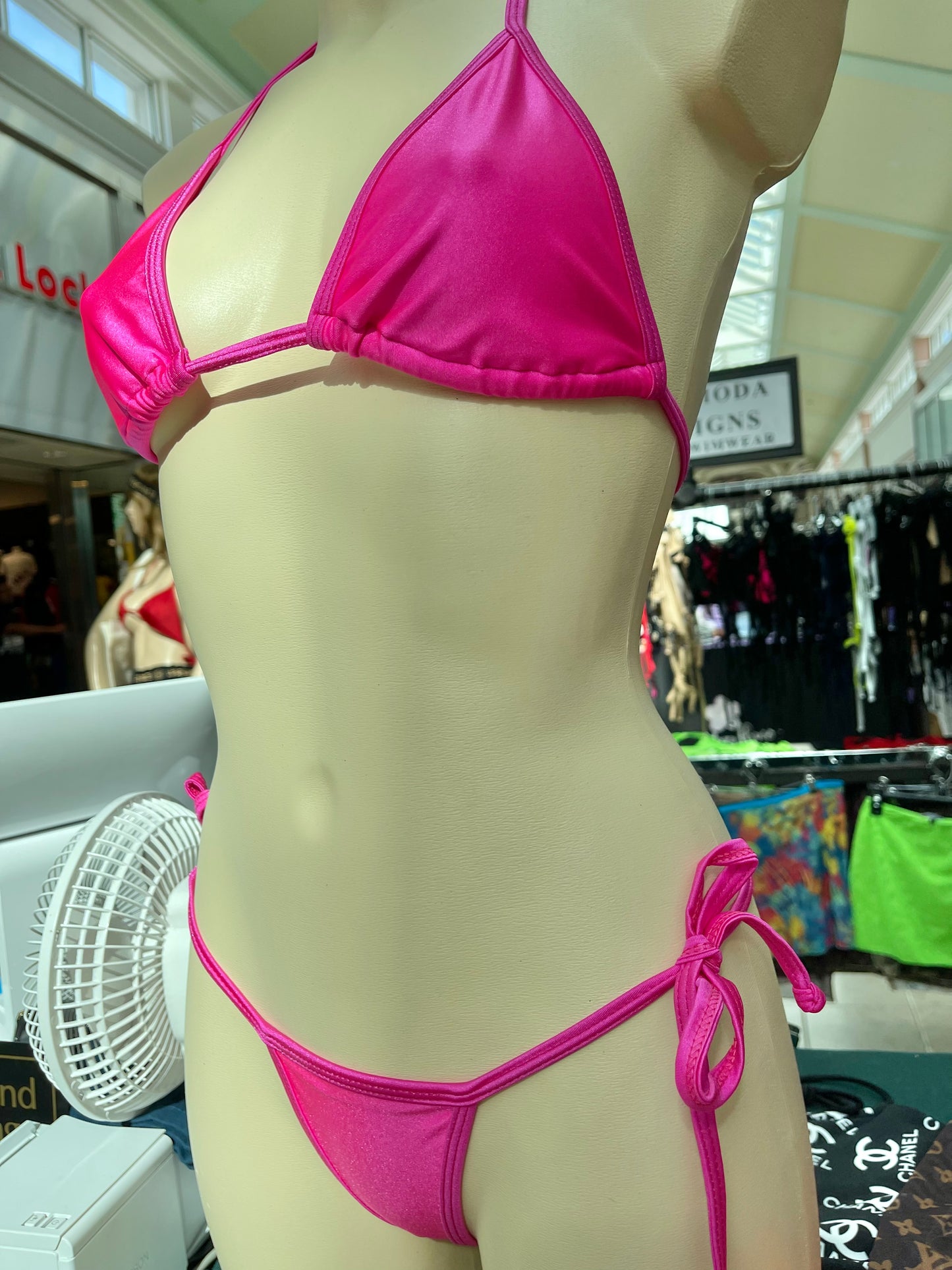 Brazilian Neon Plain Color Bikini